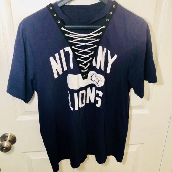 Penn State lace up t shirt - one of a kind - Picture 1 of 2